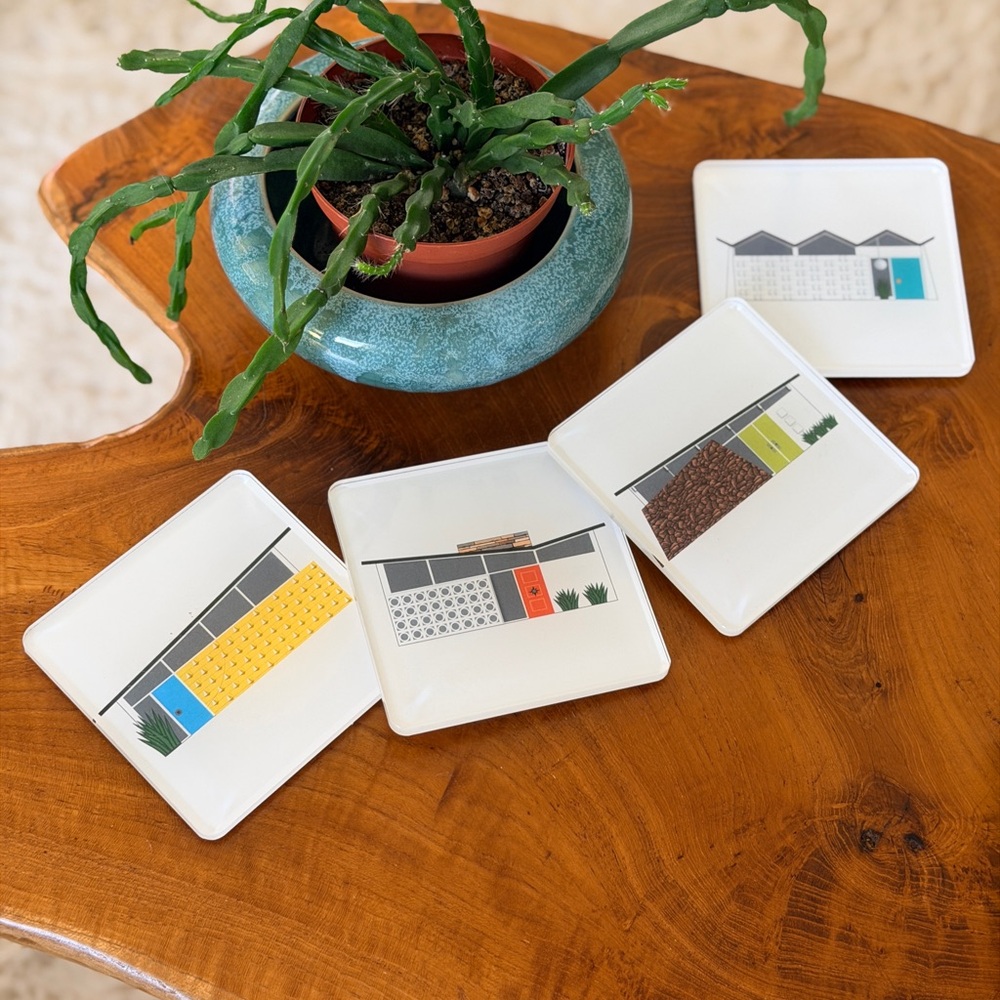 ✨Set of MCM Beverage Coasters by Destination Palm Springs✨